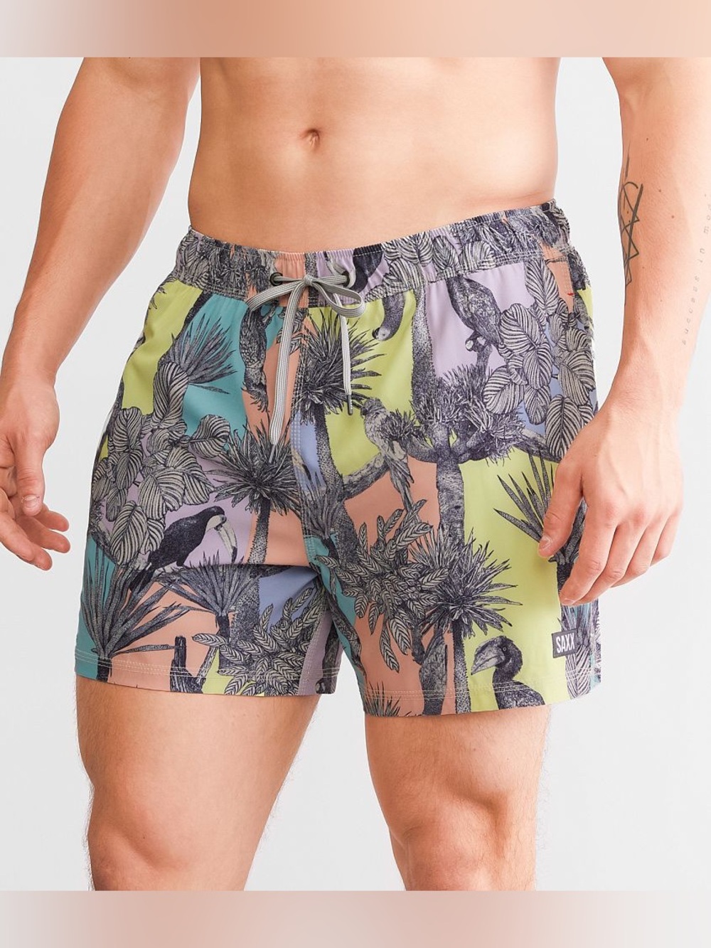 SAXX: OH BUOY STRETCH VOLLEY SWIM SHORTS / AVIARY XL